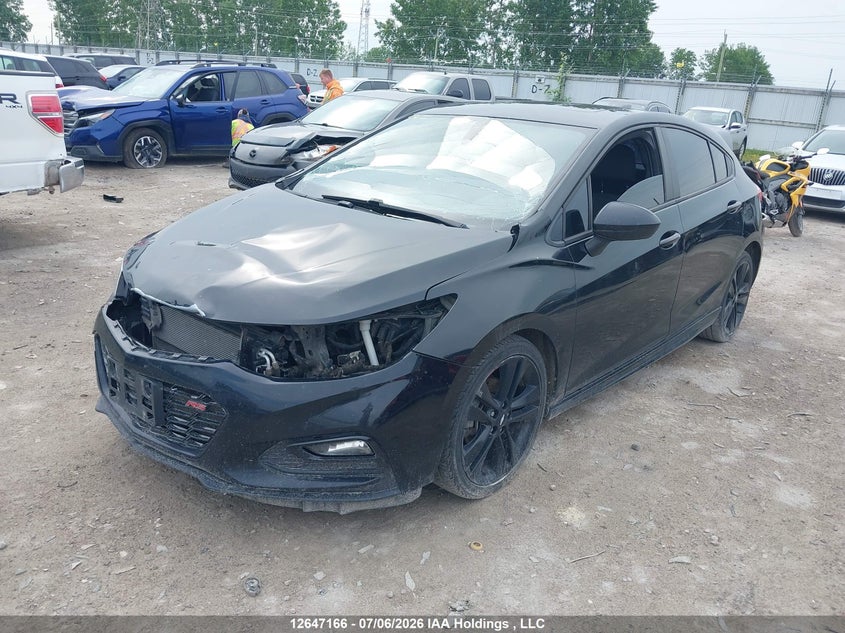 2018 Chevrolet Cruze, Front, IAAI, VIN 3G1BE6SM3JS587763 — photo 2