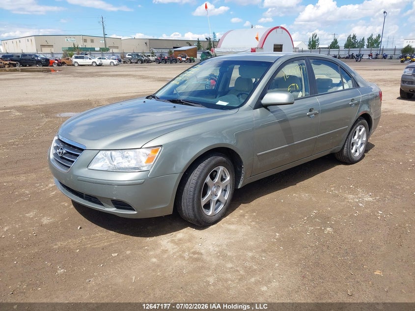 2009 Hyundai Sonata, Right Side, IAAI, VIN 5NPET46C29H523025 — photo 2