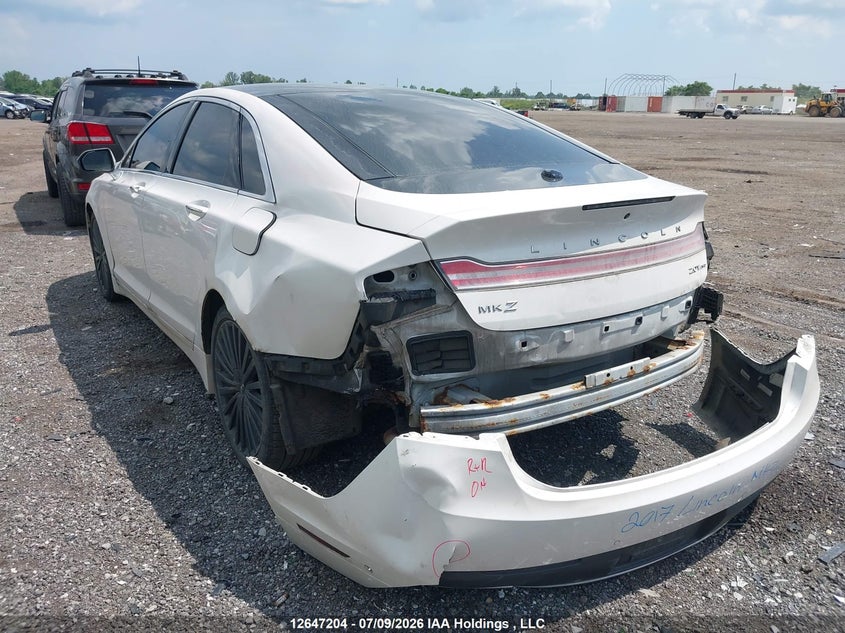 Vin: 3ln6l5f99hr660758, lot: 3048593, lincoln mkz reserve 20173