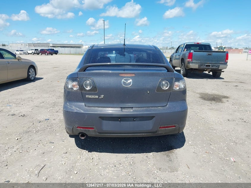 2008 Mazda Mazda3 Gt VIN: JM1BK323X81817378 Lot: 12647217