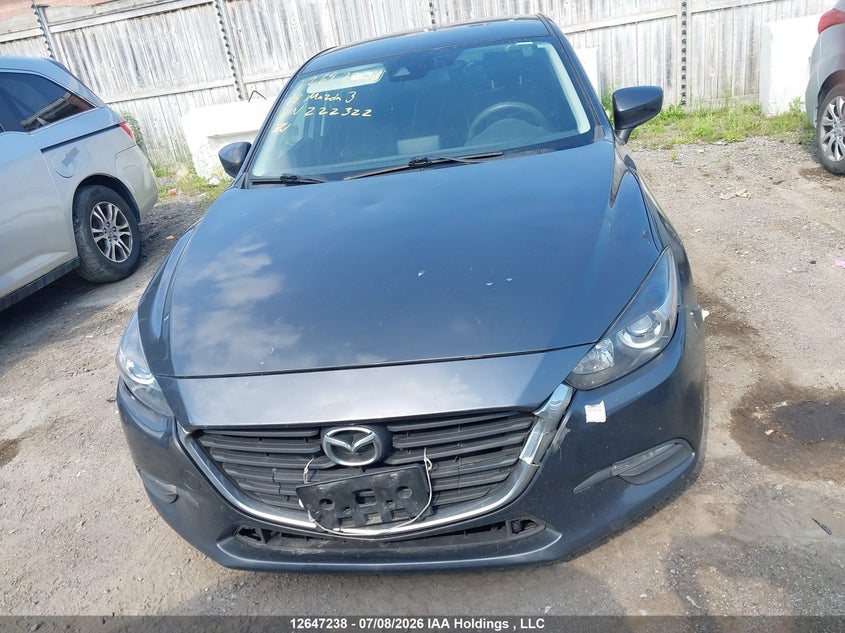 2018 MAZDA 3 SEDAN 2.0L I-4 DI, DOHC, VVT, 156HP