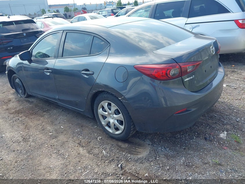 2018 MAZDA 3 SEDAN 2.0L I-4 DI, DOHC, VVT, 156HP