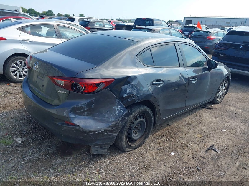 2018 MAZDA 3 SEDAN 2.0L I-4 DI, DOHC, VVT, 156HP