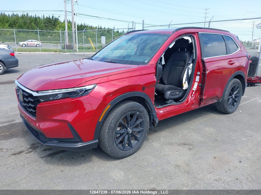 2025 Honda Cr-V Sport, Left Side, IAAI, VIN 2HKRS4H56SH115278 — photo 2