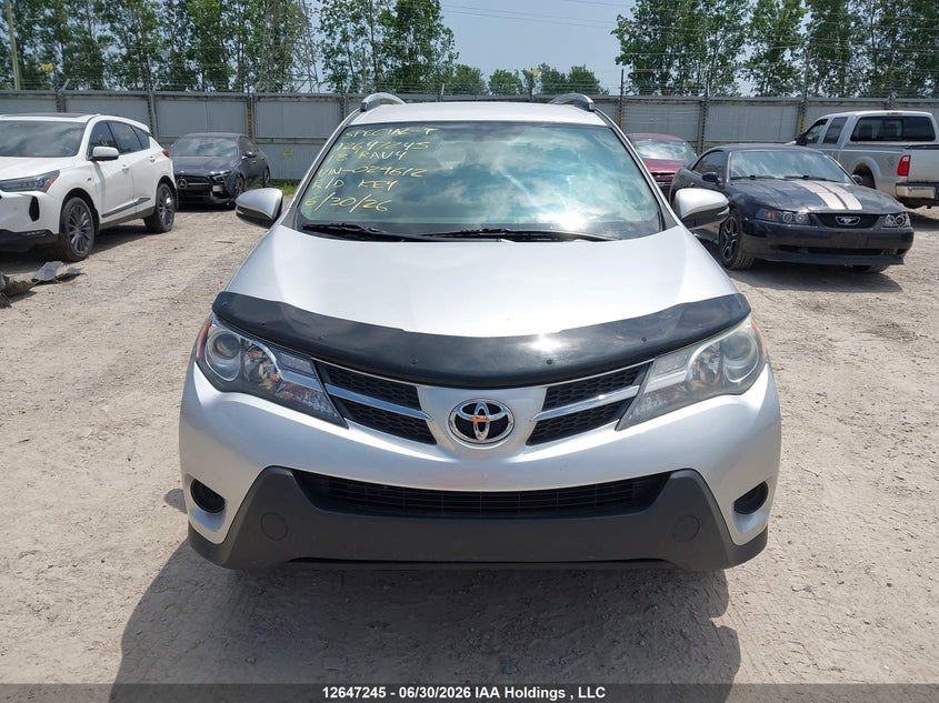 2013 TOYOTA RAV 4 SPORT UTILITY VEHICLE 2.5L I4 FI DOHC 16V NF4