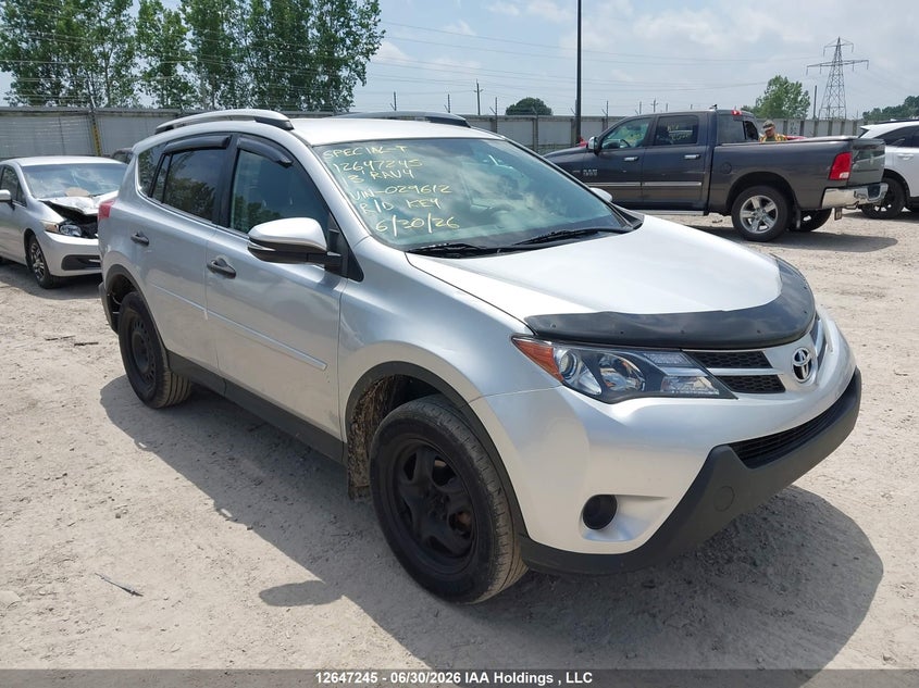 2013 TOYOTA RAV 4 SPORT UTILITY VEHICLE 2.5L I4 FI DOHC 16V NF4