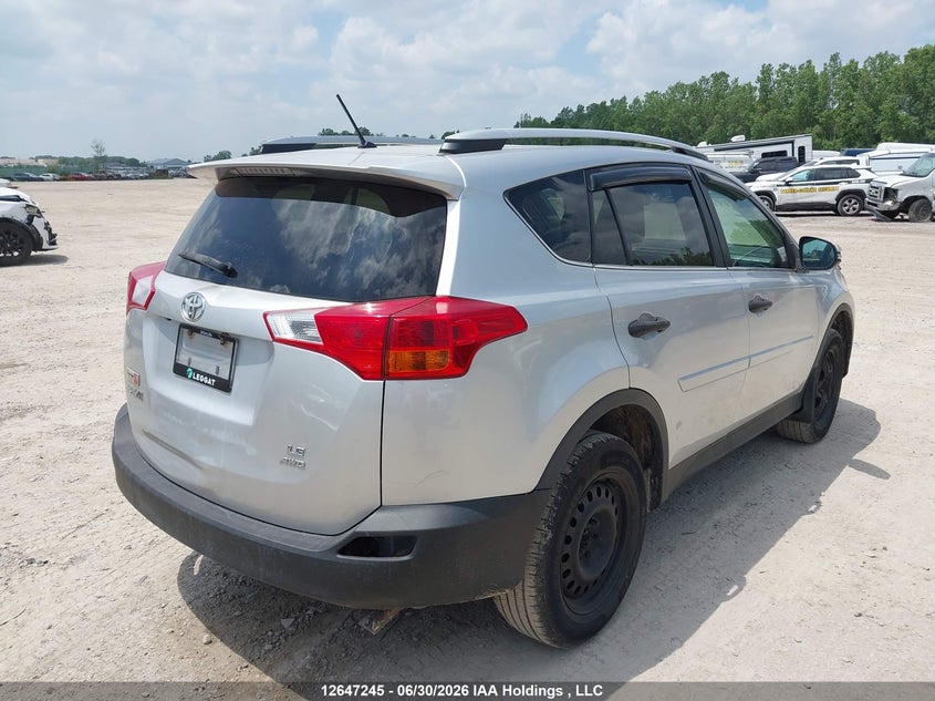 2013 TOYOTA RAV 4 SPORT UTILITY VEHICLE 2.5L I4 FI DOHC 16V NF4