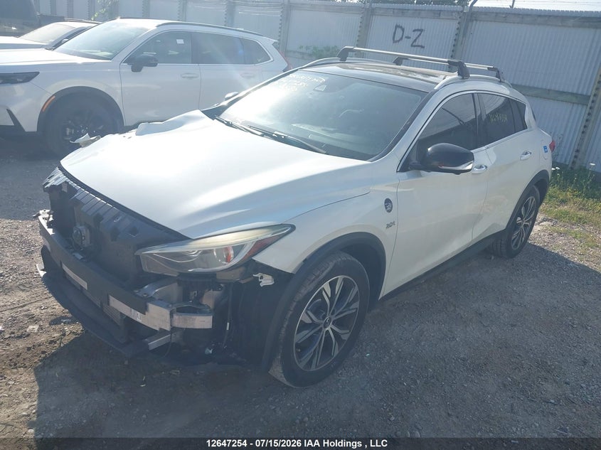Vin: sjkch5cr0ha019664, lot: 3048691, infiniti qx30 20172