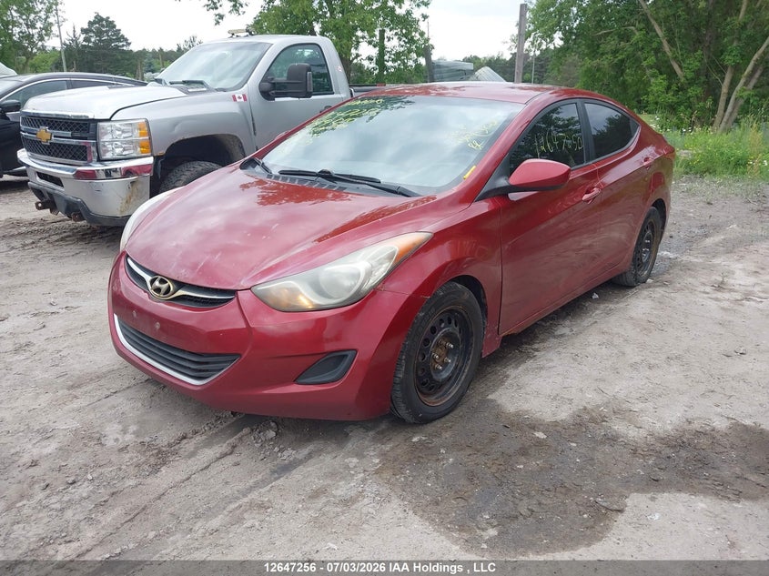 2013 Hyundai Elantra, Удар ззаду, IAAI, VIN 5NPDH4AE4DH449010 — фото 2