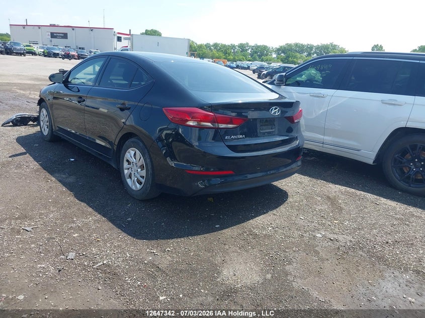 Vin: 5npd74lf8hh082935, lot: 3048780, hyundai elantra se 20173