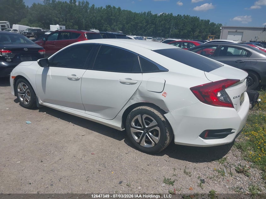Vin: 2hgfc2f54gh015205, lot: 3048787, honda civic lx 20163
