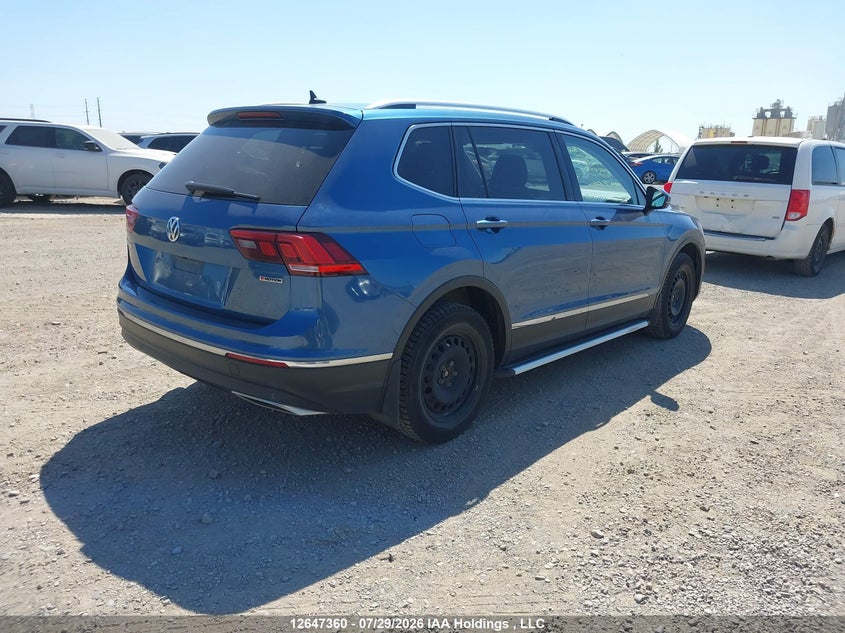 Vin: 3vv4b7axxkm094812, lot: 3048798, volkswagen tiguan highline 20194