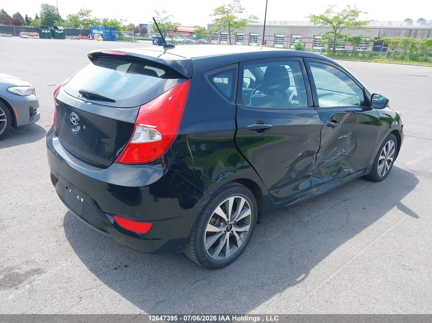 Vin: kmhct5ae0hu349199, lot: 3048861, hyundai accent se 20174