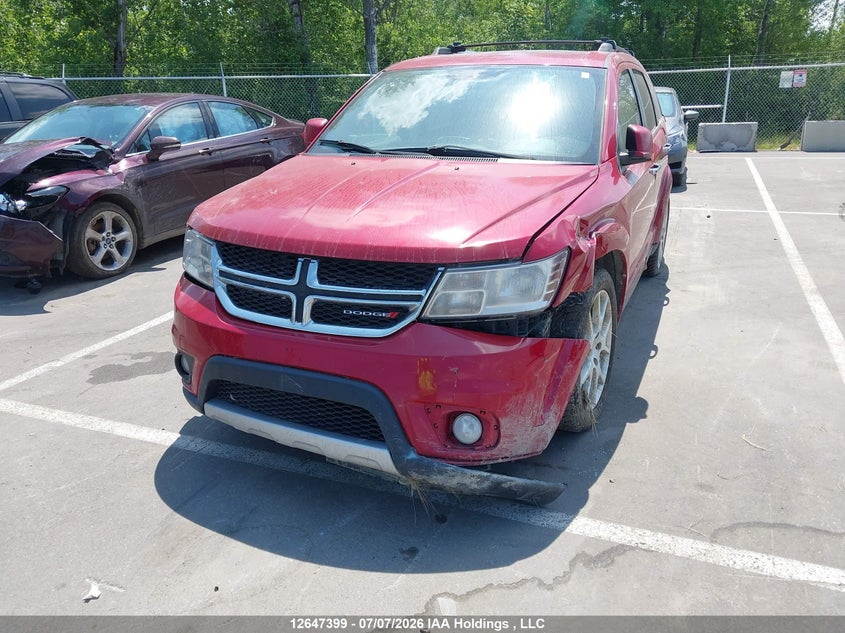 2013 Dodge Journey, Левый бок, IAAI, VIN 3C4PDDFG2DT695931 — фото 2