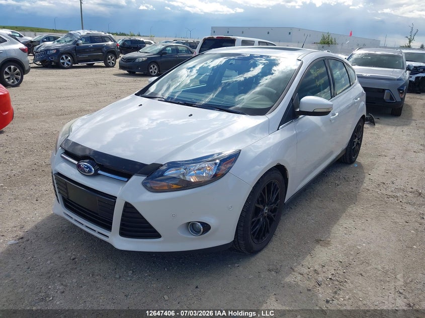 Vin: 1fadp3n28dl256065, lot: 3048872, ford focus titanium 20132