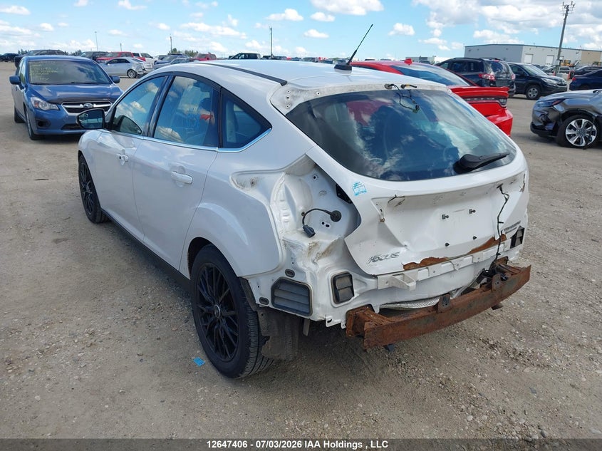 Vin: 1fadp3n28dl256065, lot: 3048872, ford focus titanium 20133