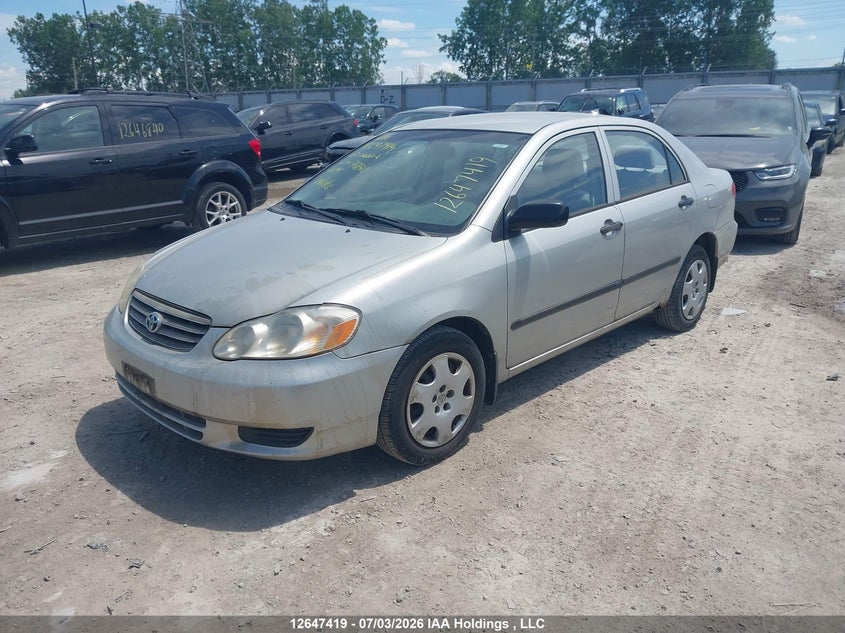 2003 Toyota Corolla, Двигатель, IAAI, VIN 2T1BR32E53C768902 — фото 2