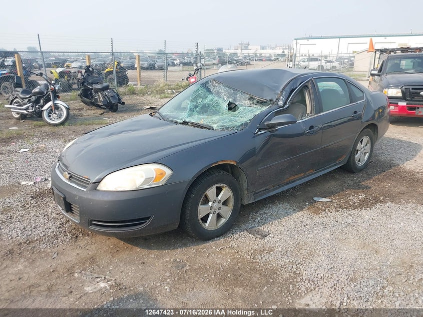 2010 Chevrolet Impala Lt, Front, IAAI, VIN 2G1WB5EK9A1229321 — photo 2