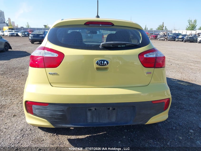 2016 Kia Rio Lx VIN: KNADM5A30G6593651 Lot: 12647426