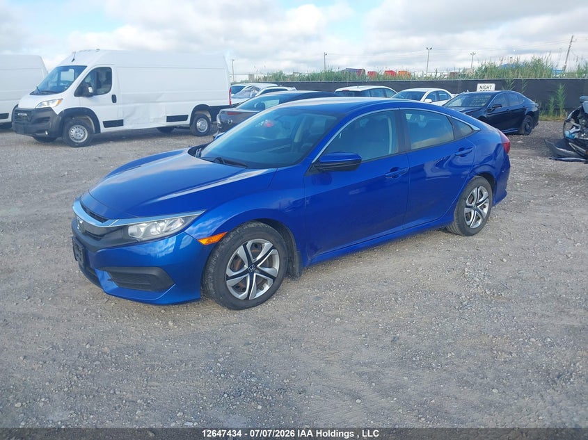 2017 Honda Civic, Front, IAAI, VIN 2HGFC2F54HH036606 — photo 2