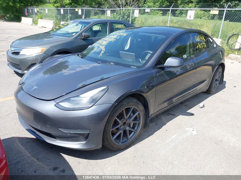 Vin: 5yj3e1ea2mf963172, lot: 3048902, tesla model 3 standard range/standard range plus 20212
