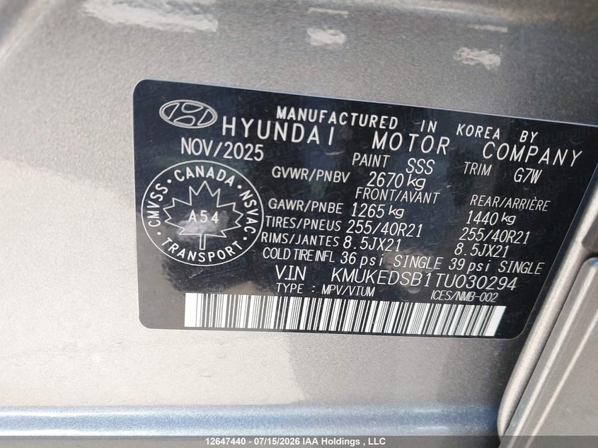 2026 GENESIS GV60 SPORT UTILITY VEHICLE ELECTRIC