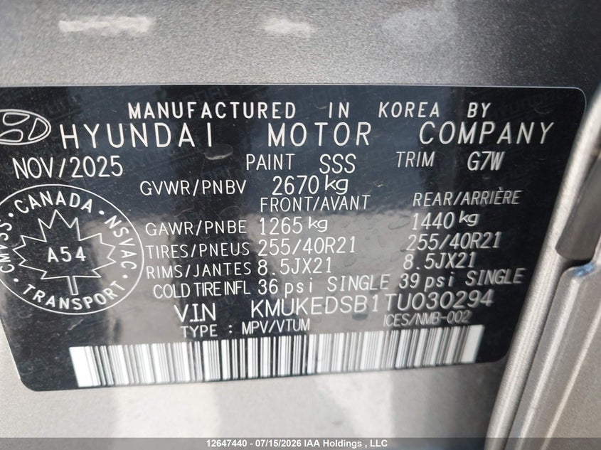 2026 GENESIS GV60 SPORT UTILITY VEHICLE ELECTRIC