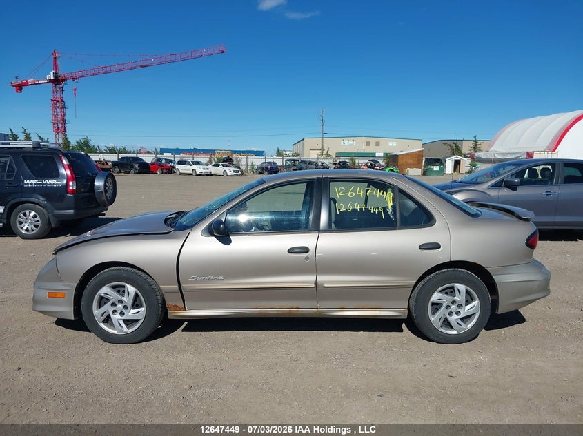 2000 Pontiac Sunfire Se VIN: 1G2JB5244Y7314396 Lot: 12647449