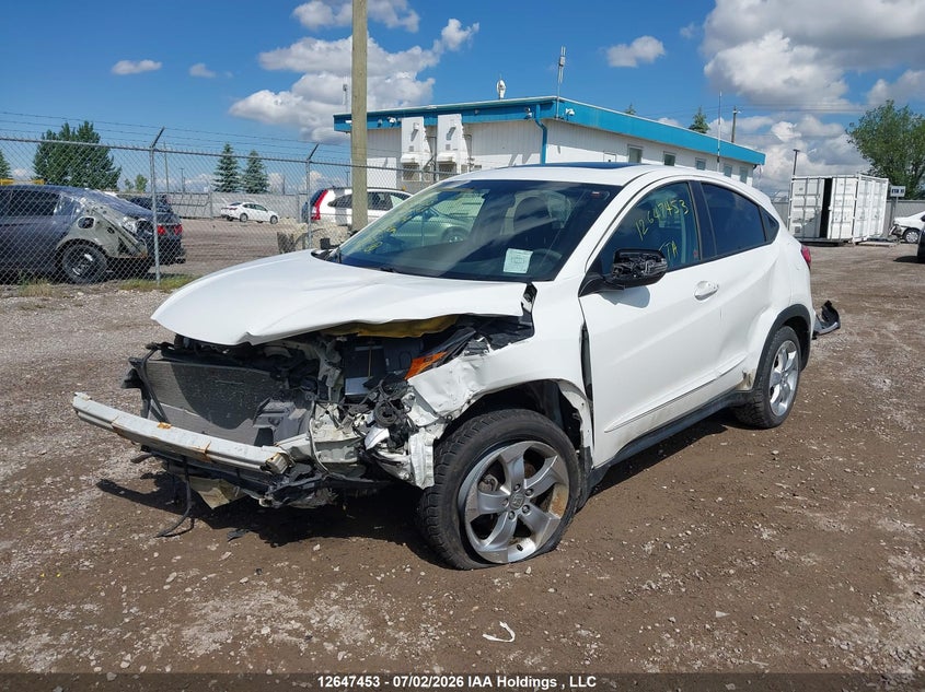 2016 Honda HR-V, Front, IAAI, VIN 3CZRU6H50GM102074 — photo 2