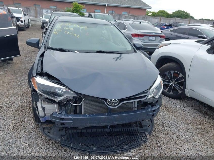 2015 TOYOTA COROLLA SEDAN 1.8L I-4 DOHC, VVT, 132HP