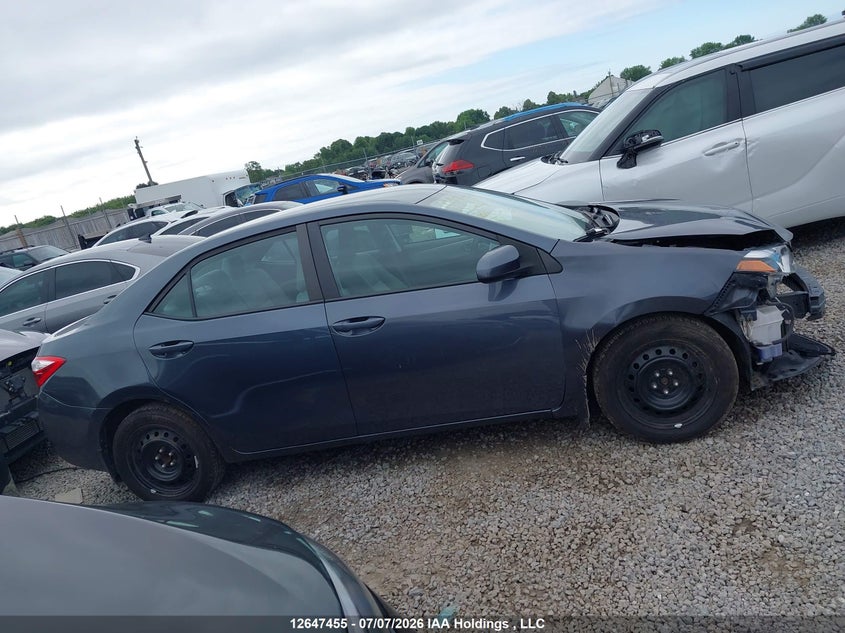 2015 TOYOTA COROLLA SEDAN 1.8L I-4 DOHC, VVT, 132HP