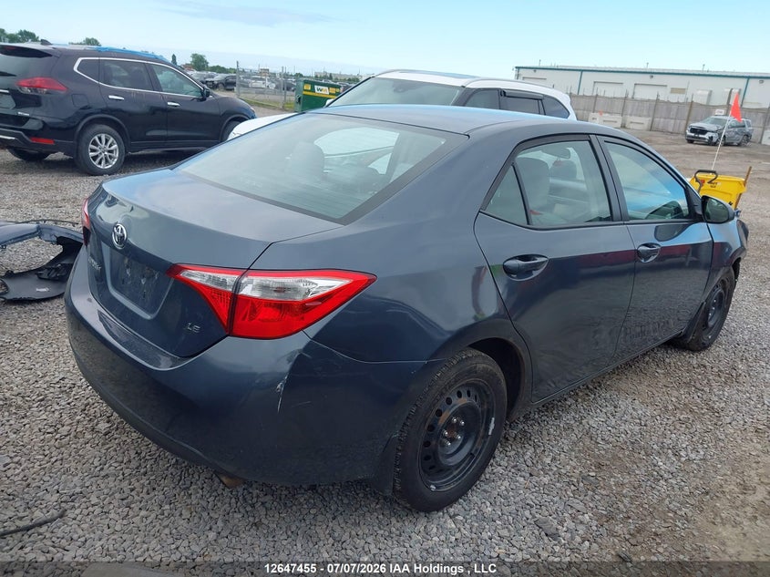 2015 TOYOTA COROLLA SEDAN 1.8L I-4 DOHC, VVT, 132HP