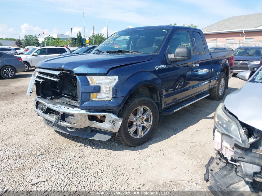2016 Ford F-150, Удар спереди, IAAI, VIN 1FTEX1EP7GFA90056 — фото 2