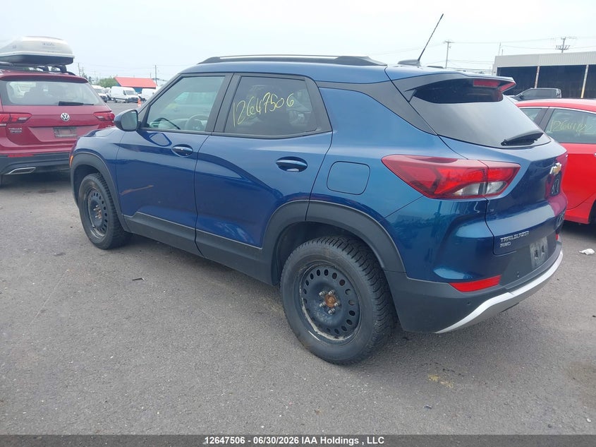 Vin: kl79mrsl0mb131668, lot: 3048975, chevrolet trailblazer lt 20213