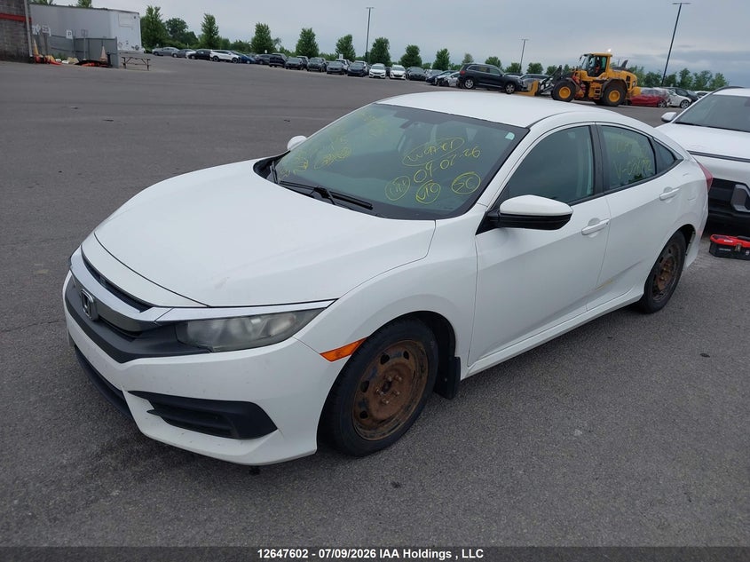 2016 HONDA CIVIC SEDAN 2.0L I-4 DOHC, VVT, 158HP