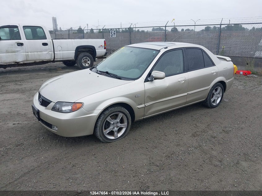 2003 Mazda Protege, Front, IAAI, VIN JM1BJ225531220128 — photo 2