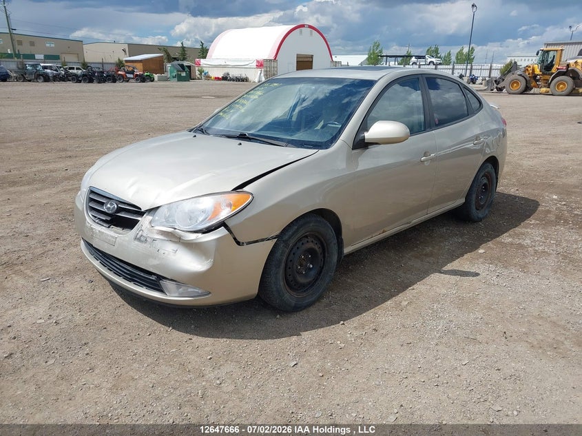 2008 Hyundai Elantra Gl/Gls/Gls Sport/Limited, Front, IAAI, VIN KMHDU45D78U507860 — photo 2