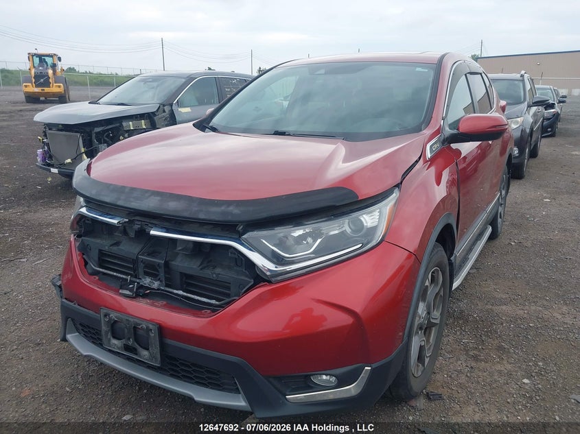 2018 Honda CR-V, Удар спереду, IAAI, VIN 2HKRW2H86JH101088 — фото 2