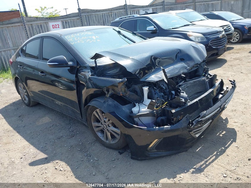 Vin: kmhd84lf6ju657540, lot: 3049178, hyundai elantra 2018 img_1