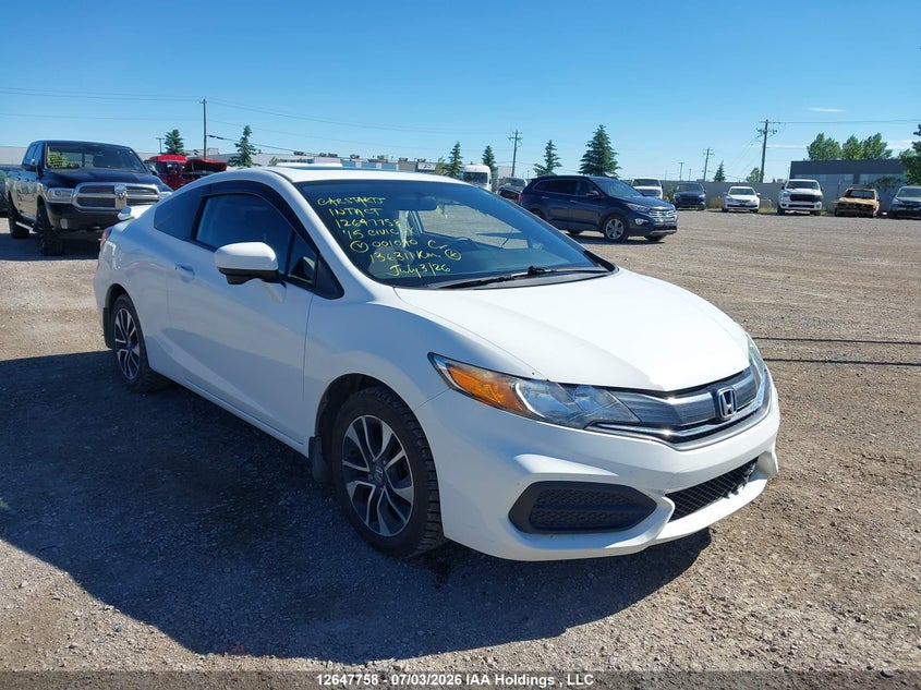 2015 Honda Civic Lx, Левый бок, IAAI, VIN 2HGFG3A55FH001040