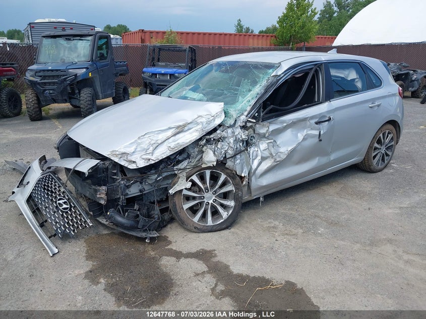 Vin: kmhh35le0ju040289, lot: 3049242, hyundai elantra gt gl se 20182