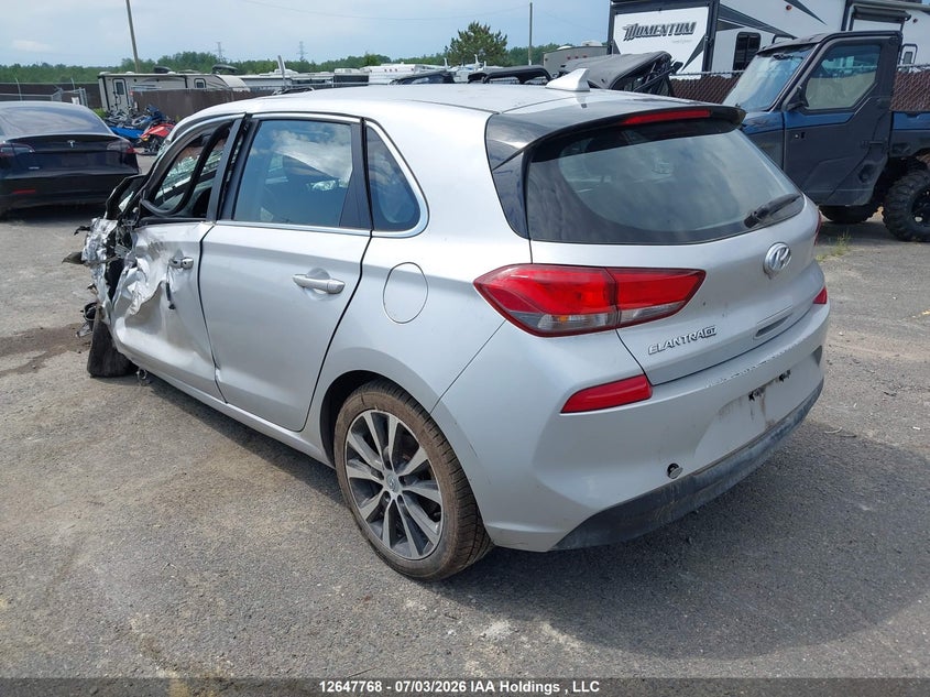 Vin: kmhh35le0ju040289, lot: 3049242, hyundai elantra gt gl se 20183