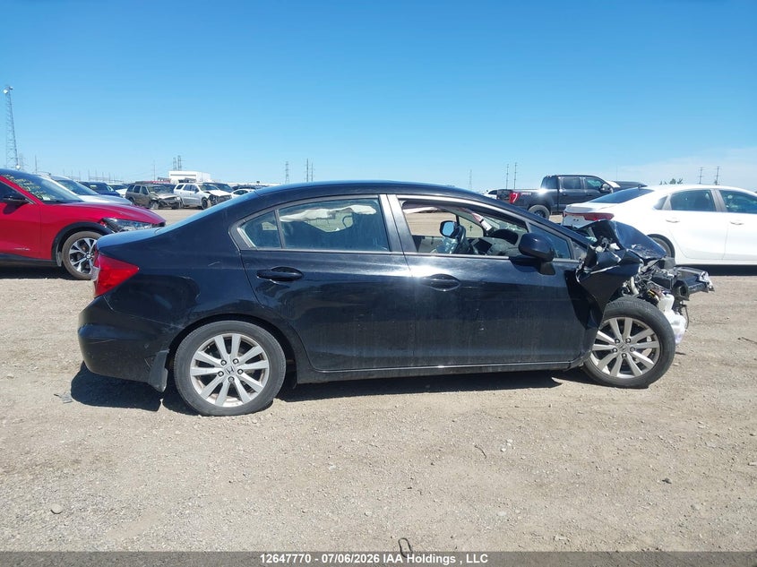 2012 Honda Civic Ex 4Dr VIN: 2HGFB2F50CH116190 Lot: 12647770