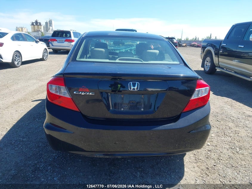 2012 Honda Civic Ex 4Dr VIN: 2HGFB2F50CH116190 Lot: 12647770