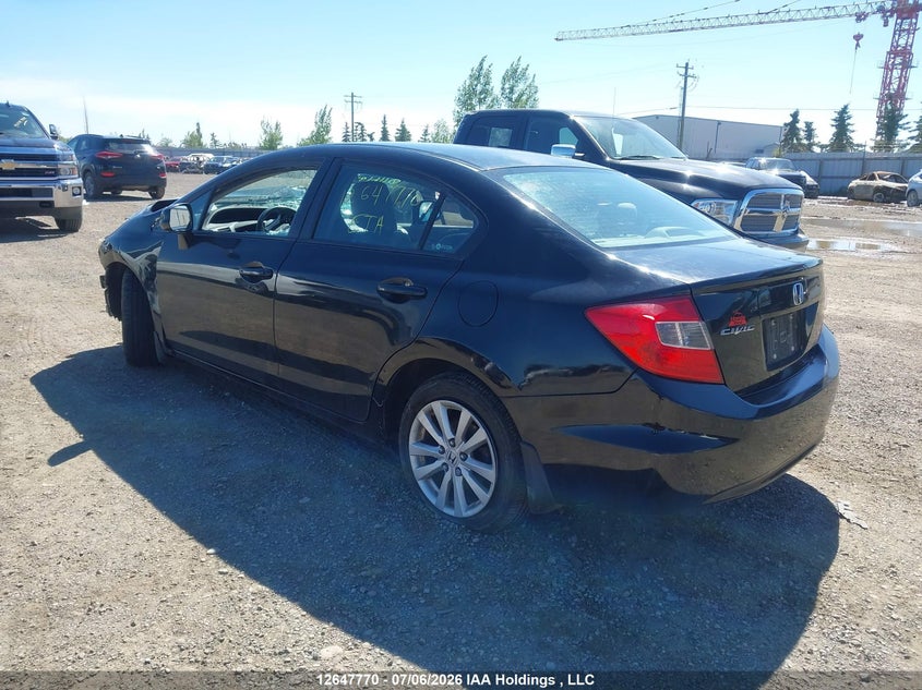 2012 Honda Civic Ex 4Dr VIN: 2HGFB2F50CH116190 Lot: 12647770