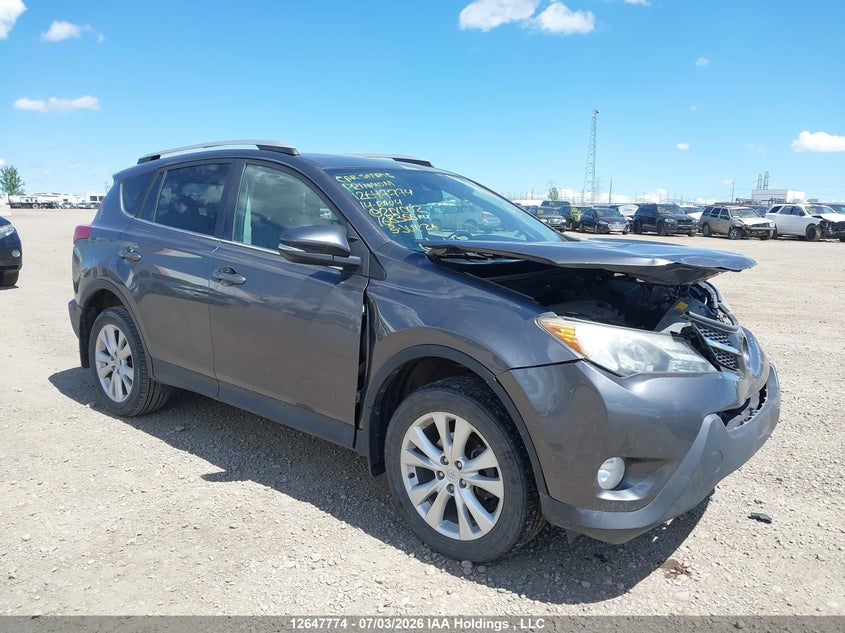 2014 Toyota Rav4 Limited, Удар спереди, IAAI, VIN 2T3DFREV5EW201002