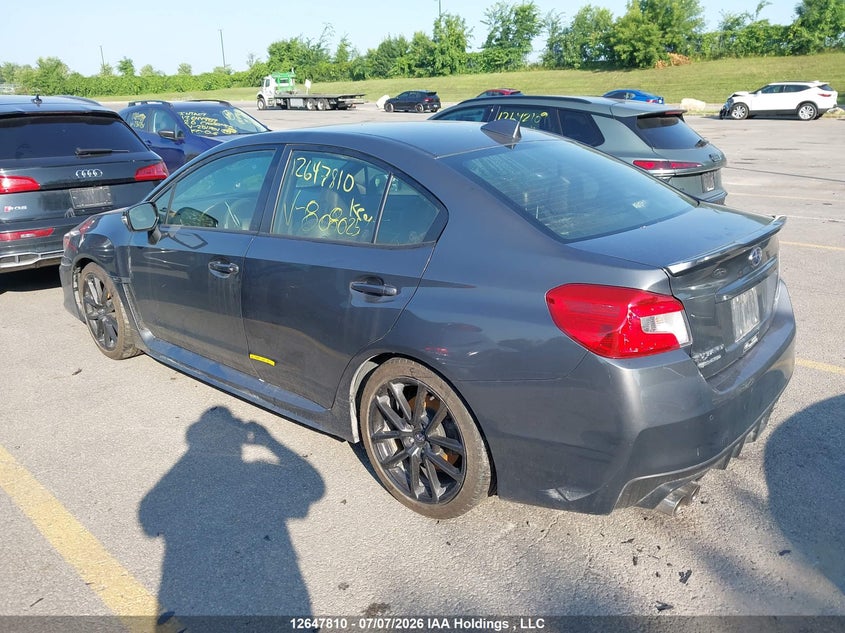 Vin: jf1va1p60m8808025, lot: 3049284, subaru wrx sport-tech 20213