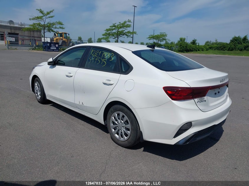 Vin: 3kpf24ad0pe577545, lot: 3049307, kia forte lx 20233