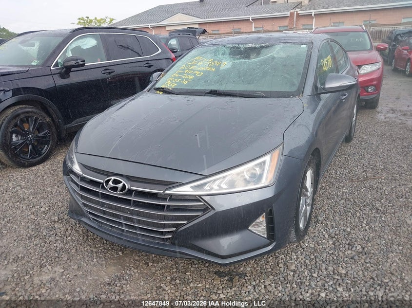2020 Hyundai Elantra, Крыша, IAAI, VIN KMHD84LF4LU910793 — фото 2