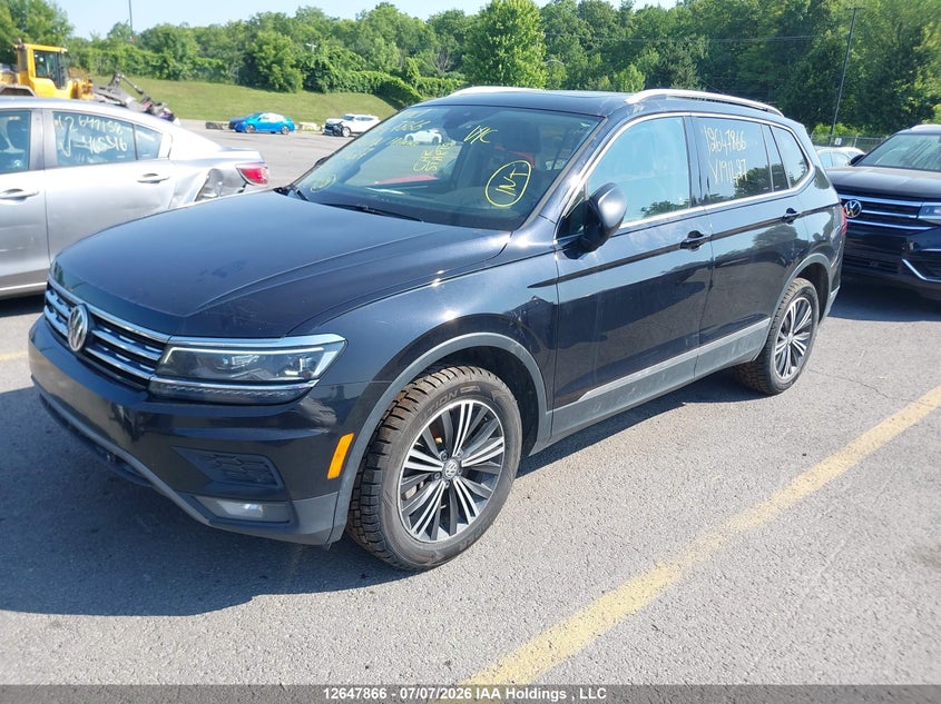 Vin: 3vv4b7ax1jm191427, lot: 3049340, volkswagen tiguan highline 20182